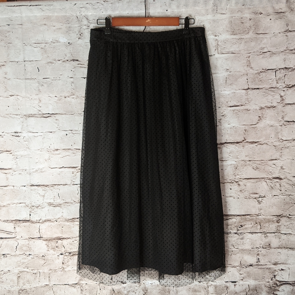 New With Tags J Crew Factory Swiss dot long skirt